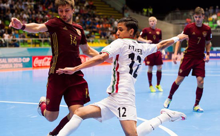 Nga giành quyền vào chơi trận chung kết FIFA Futsal World Cup 2016 sau chiến thắng 4 - 3 trước đội tuyển Iran

